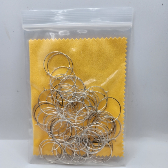 Silver Craft Rings, Set Of 80 - Picture 6 of 7